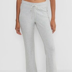 Aritzia Gray Wide Leg Pants